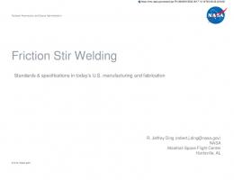 Friction Stir Welding