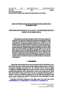 FRICTION STIR WELDS OF Al ALLOY-Cu: AN ...