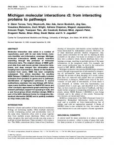 from interacting proteins to pathways