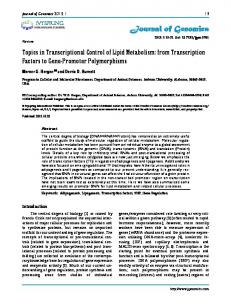 from Transcription Factors to Gene-Promoter Polymorphisms