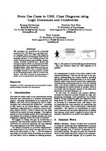 From Use Cases to UML Class Diagrams using ... - Semantic Scholar