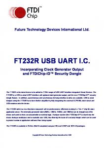 FT232R USB UART I.C.