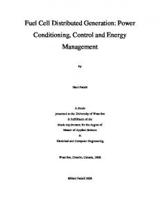 Fuel Cell Distributed Generation: Power ... - Semantic Scholar