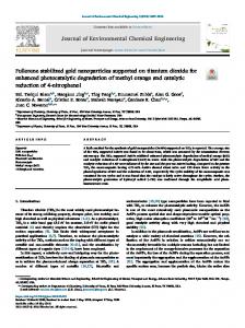 Fullerene stabilized gold nanoparticles supported on ...