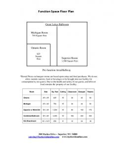 Function Space Floor Plan