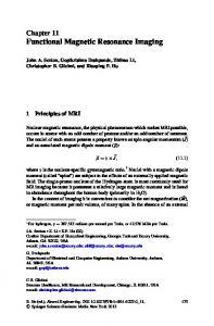 Functional Magnetic Resonance Imaging - Springer Link