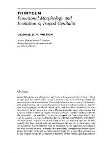 Functional Morphology and Evolution of Isopod Genitalia