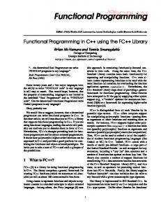 Functional Programming