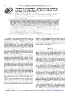 Fundamental Investigation of Chemical