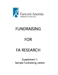 Fundraising Letters