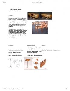 Furniture Design Project - MIT