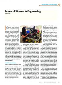 Future of Women in Engineering - IEEE Xplore