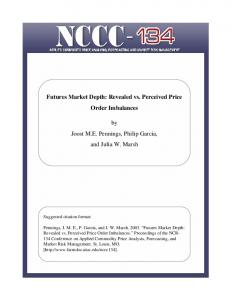 Futures Market Depth