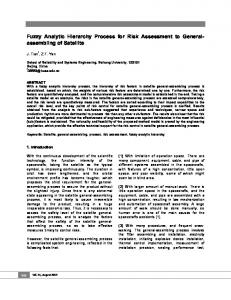 Fuzzy Analytic Hierarchy Process for Risk Assessment to ... - Core