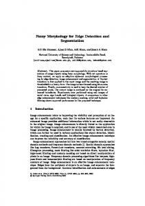 Fuzzy Morphology for Edge Detection and ... - Semantic Scholar