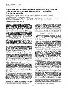 G-protein ca subunits