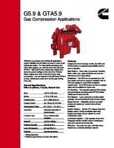 G5.9 & GTA5.9 - Cummins Engines