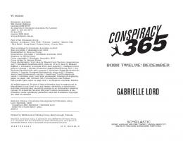 GABRIELLE LORD - Conspiracy 365