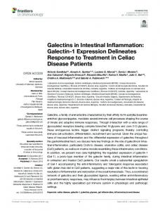 Galectins in Intestinal Inflammation: Galectin-1