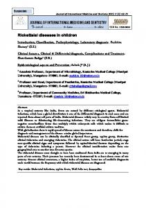 galley proof Rickettsial final - Journal of International Medicine and ...