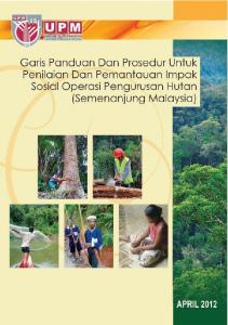 Garis Panduan Dan Prosedur untuk Penilaian dan Pemantauan ...