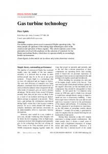 Gas turbine technology