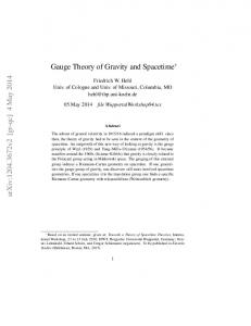 Gauge Theory of Gravity and Spacetime