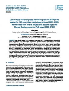 GDP - Earth System Science Data