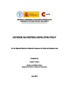 gender mainstreaming strategy