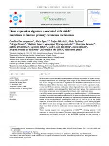 Gene expression signature associated with ... - Wiley Online Library