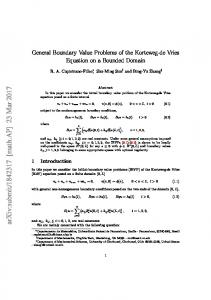 General Boundary Value Problems of the Korteweg-de Vries Equation