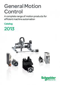 General Motion Control - Schneider Electric