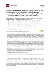 General Practitioners' Views on the Acceptability and ... - MDPI