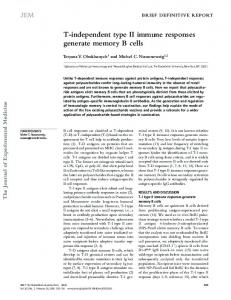 generate memory B cells - BioMedSearch