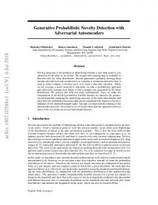 Generative Probabilistic Novelty Detection with Adversarial ...