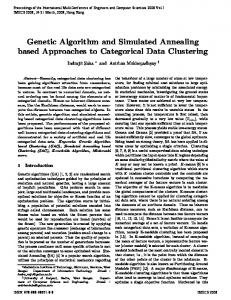 Genetic Algorithm and Simulated Annealing based ... - IAENG