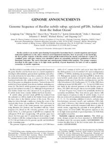 genome announcements - Semantic Scholar