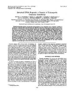 Genomic Instability - NCBI