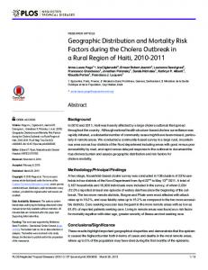 Geographic Distribution and Mortality Risk Factors ... - Semantic Scholar