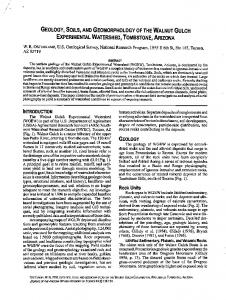 geology,soils,and geomorphology of the walnut gulch ... - BioOne