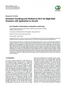 Geometric Pseudospectral Method on SE (3) for Rigid-Body Dynamics