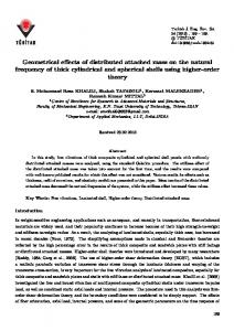 Geometrical effects of distributed attached mass on the ... - DergiPark