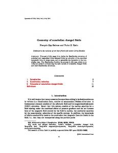 Geometry of nonabelian charged fluids