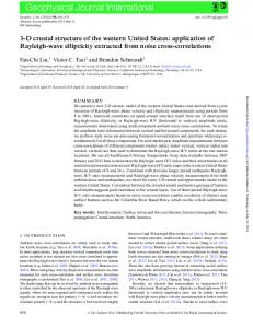 Geophysical Journal International - Caltech GPS