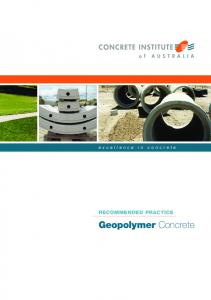 Geopolymer Concrete