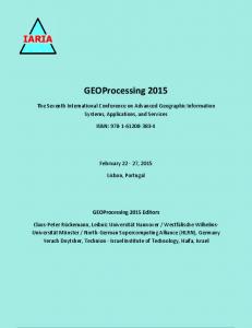 GEOProcessing 2015 Proceedings - ThinkMind