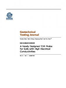 Geotechnical Testing Journal - Open Repository of National Natural