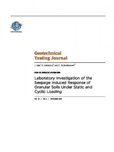 Geotechnical Testing Journal