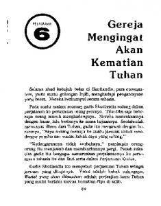 Gereja Mengingat Kematian Tuhan - Indonesian Global Reach