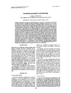 Germanium geochemistry and mineralogy